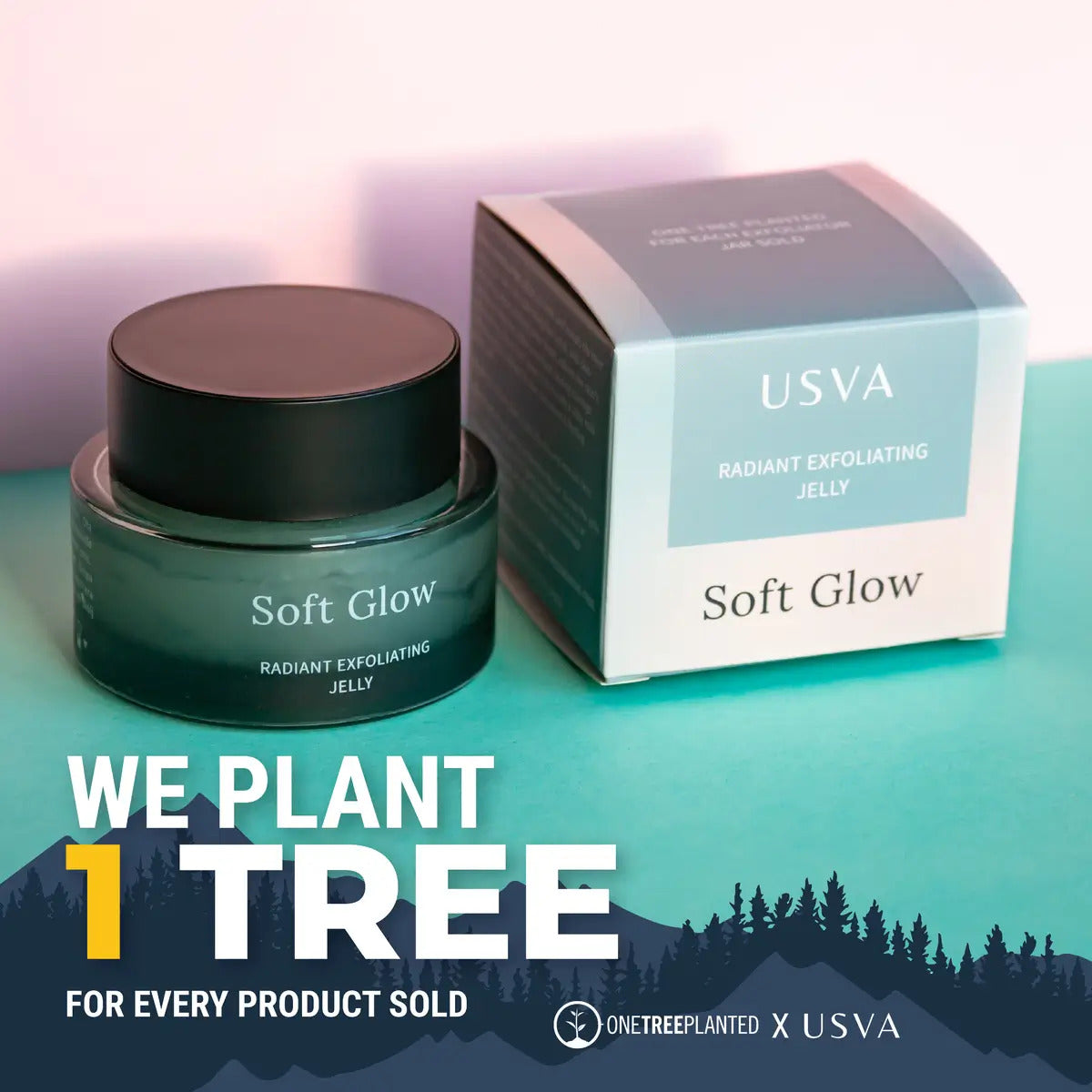 Soft Glow Natural Facial Peeling – Usva Cosmetics 50ml